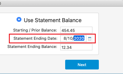 quicken 2017 for mac reconcile to online balance
